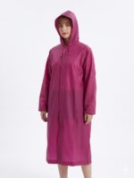 پانچو بارانی دکمه‌دار مدل EVA - فری‌سایز و ضدآب (Unisex)