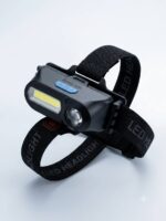 هدلامپ شارژی مدل KX-1804 دو منبع نوری